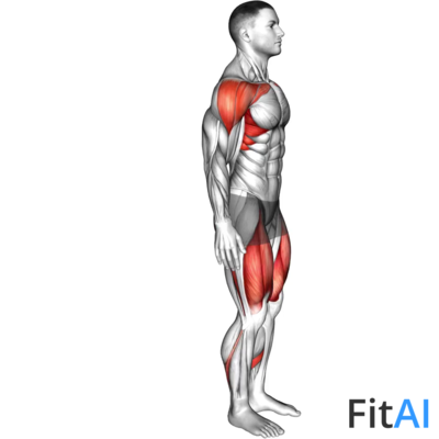 Rear Lunge Front Raise