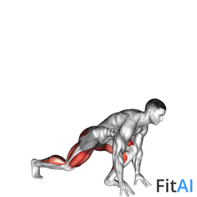 Split Sprinter High Lunge