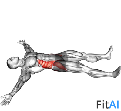 Lying Crossover Stretch