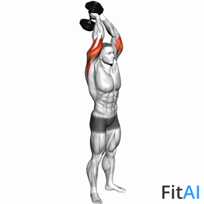 Dumbbell Standing Triceps Extension