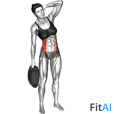 Bottle Weighted Side Bend