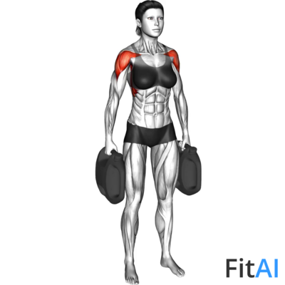 Bottle Weighted Lateral Raise