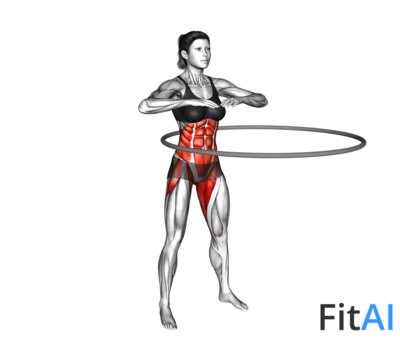 Hip Circle with Hula Hoop