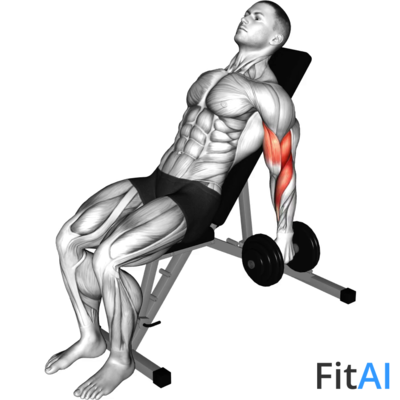 Dumbbell Incline Alternate Hammer Curl