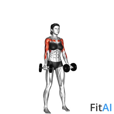 Dumbbell Curl to Press