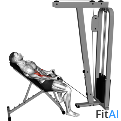 Cable Incline Biceps Curl