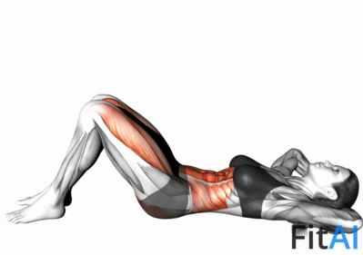 Crunch (leg raise)