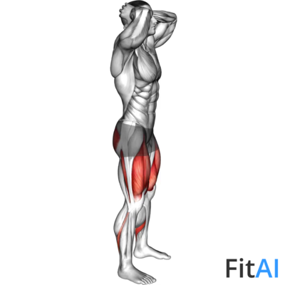Bodyweight Deep Prisoner Squat