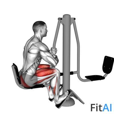 Lever Outdoor Seated Leg Press