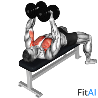 Dumbbell One Arm Alternate Fly