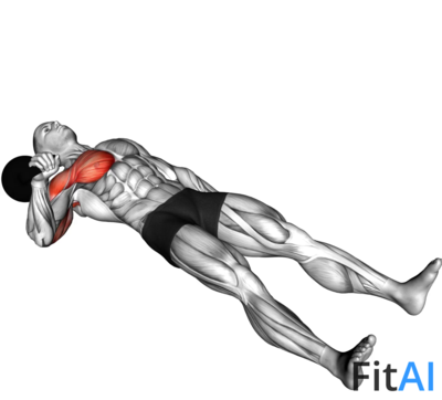 Kettlebell One Arm Floor Press