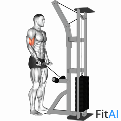 Cable Biceps Curl (SZ-bar)