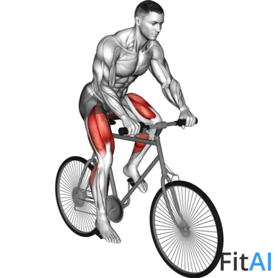 Riding Outdoor Bicycle