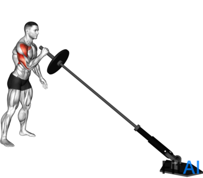 Landmine One Arm Press