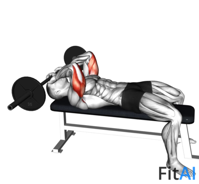 Barbell Skull Crusher