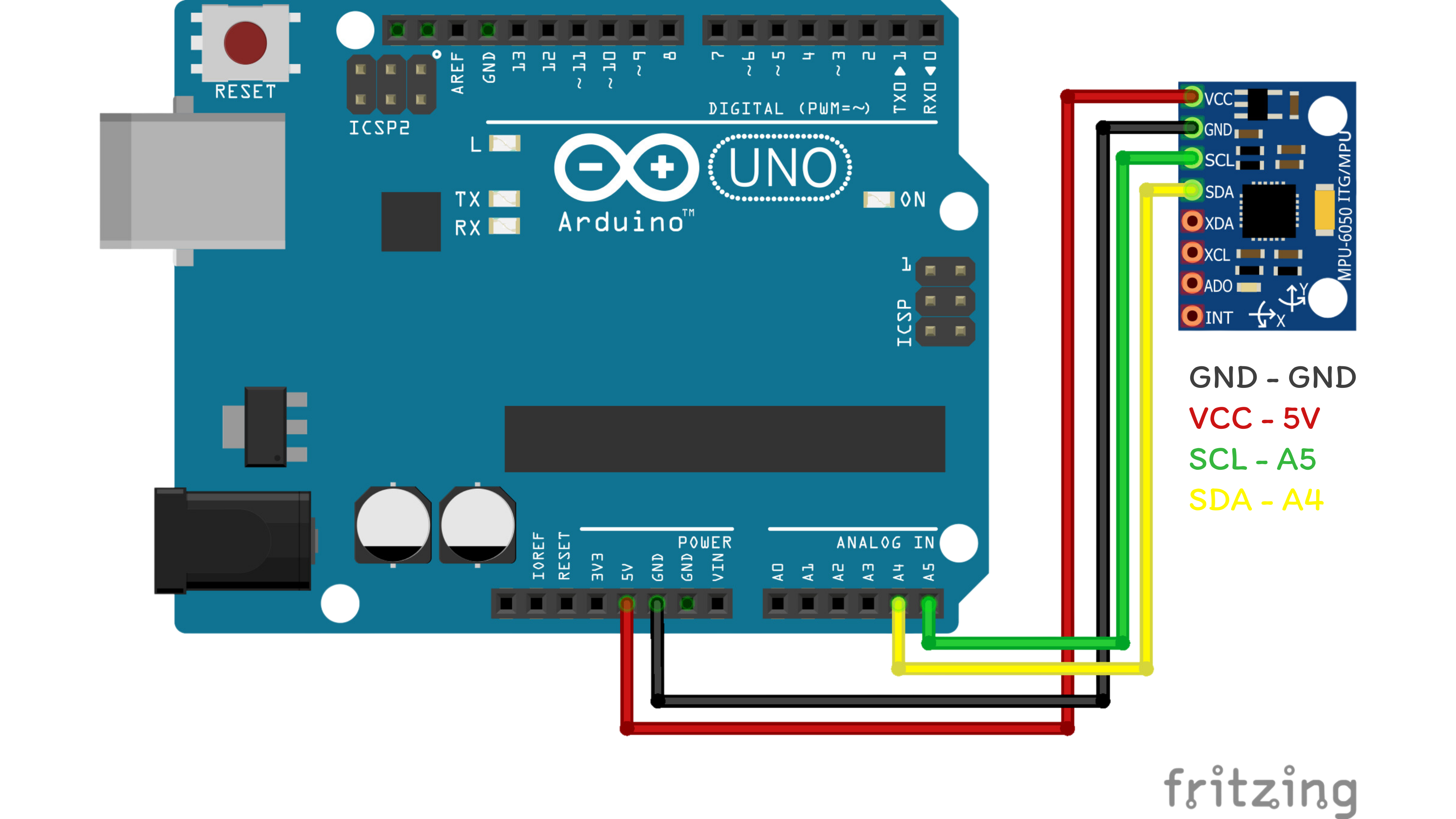 MPU6050 Accelerometer + Gyro เซนเซอร์วัดความเร่ง และ การเอียง SNP-00129