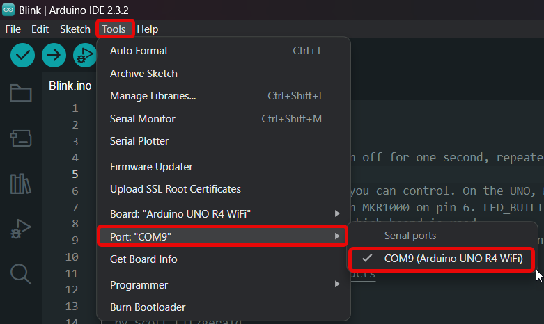 บอร์ด UNO R4 บอร์ดควบคุม Wifi รุ่นใหม่ SNP-00069