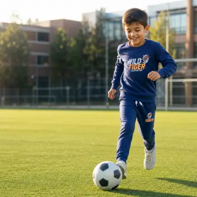 Kids' 2-Piece Graphic Crewneck Tracksuit Set thumb 2