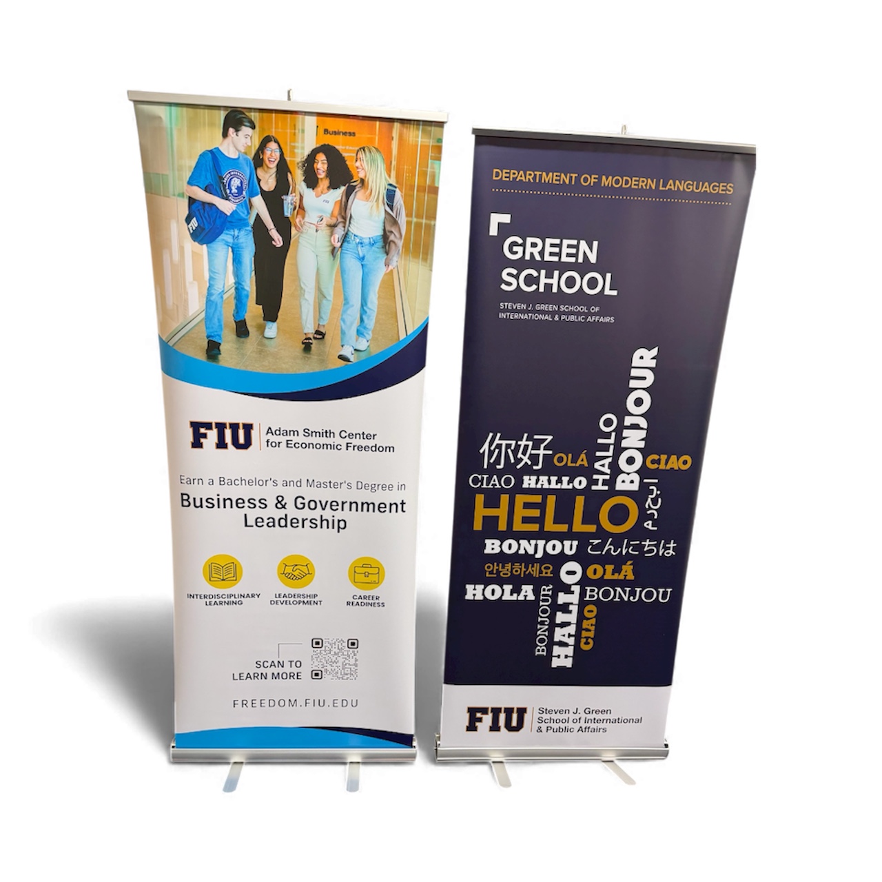 Roll-UP Banner printing at Quality Print Center FIU