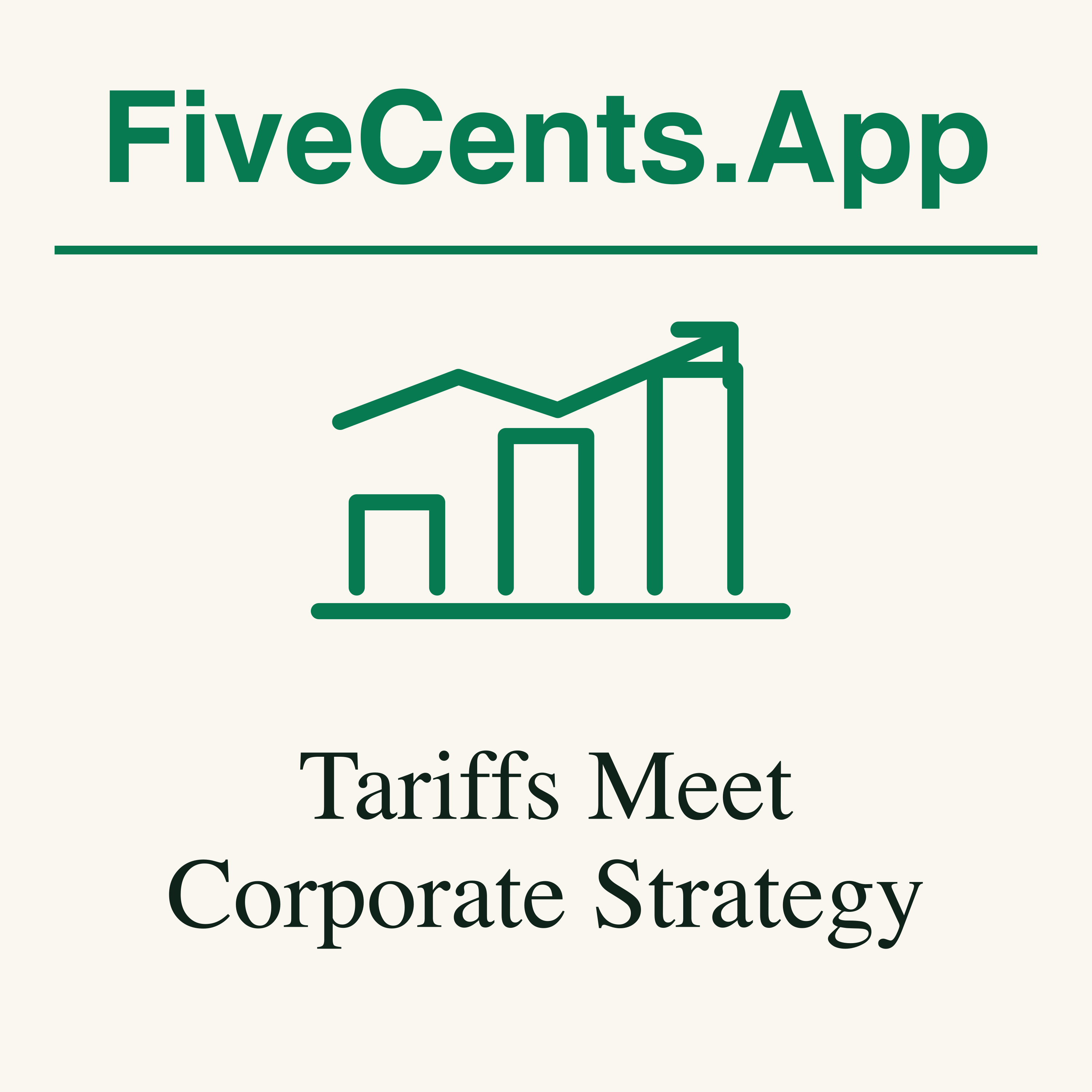 Tariffs Meet Corporate Strategy episode artwork