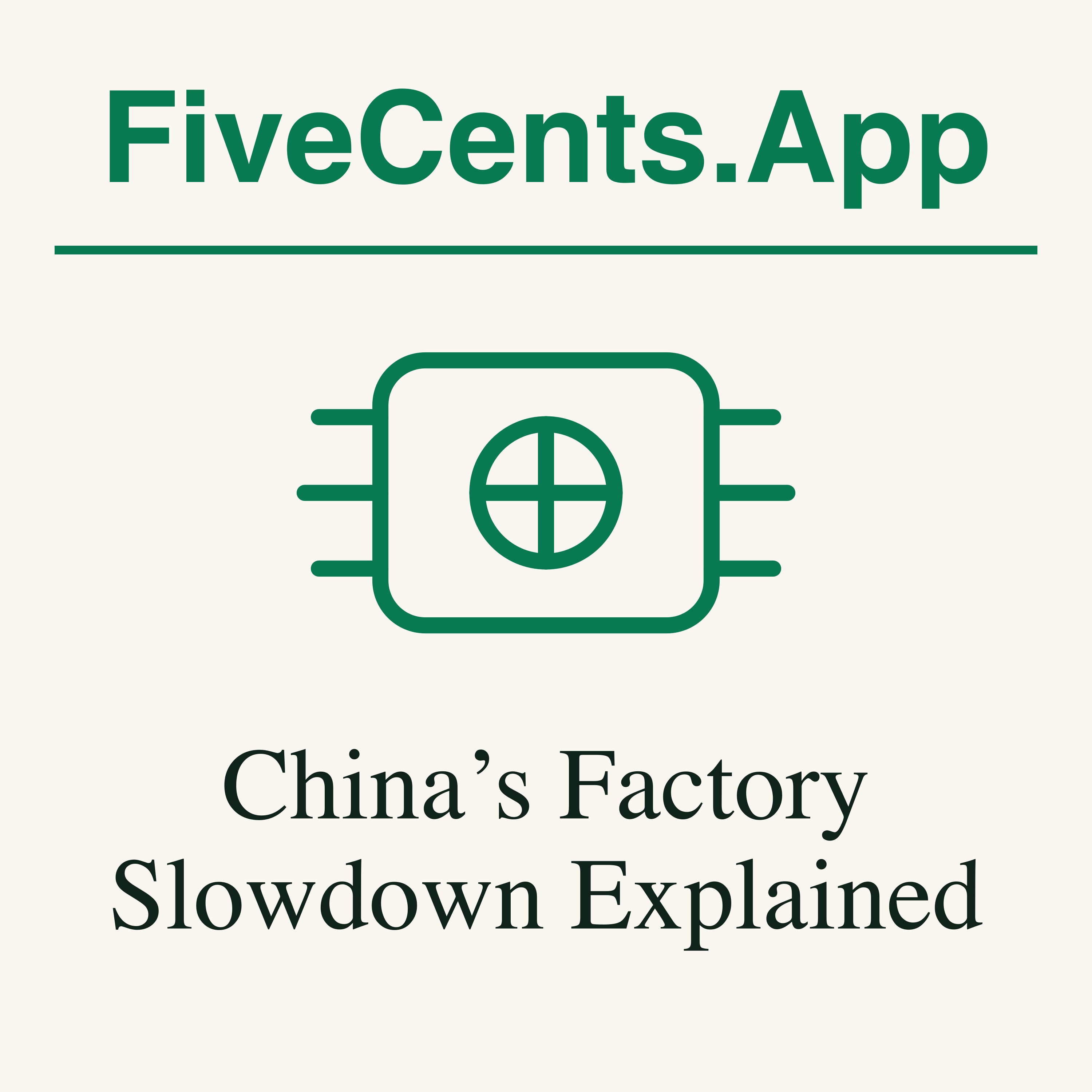 China’s Factory Slowdown Explained episode artwork