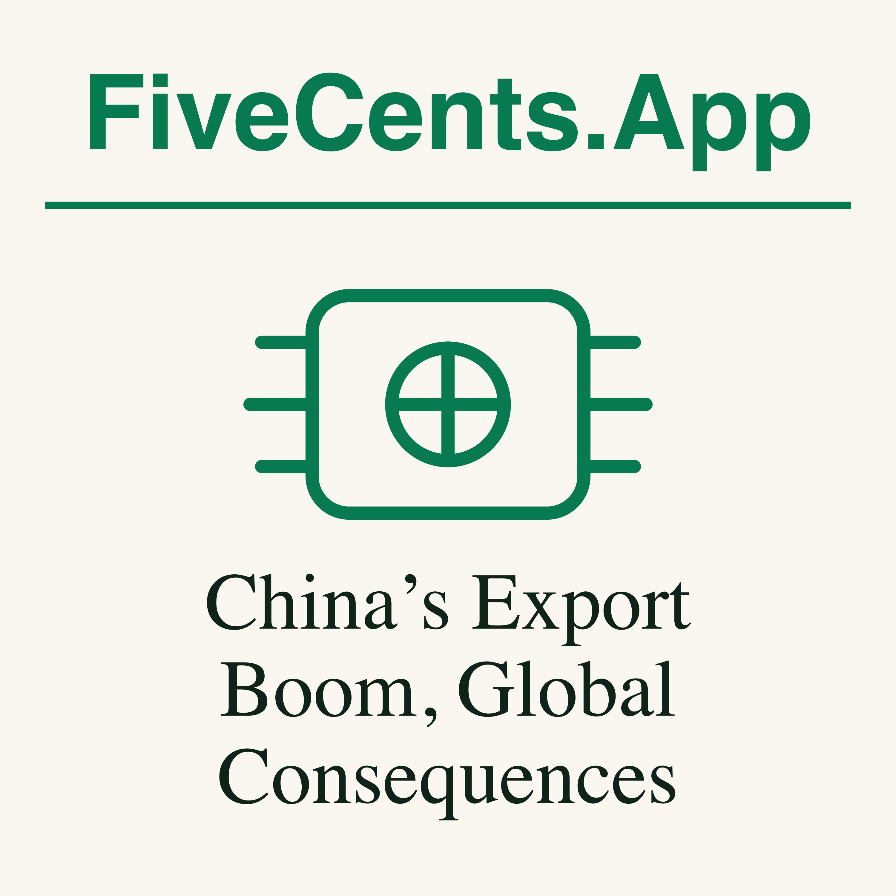 China’s Export Boom, Global Consequences episode artwork
