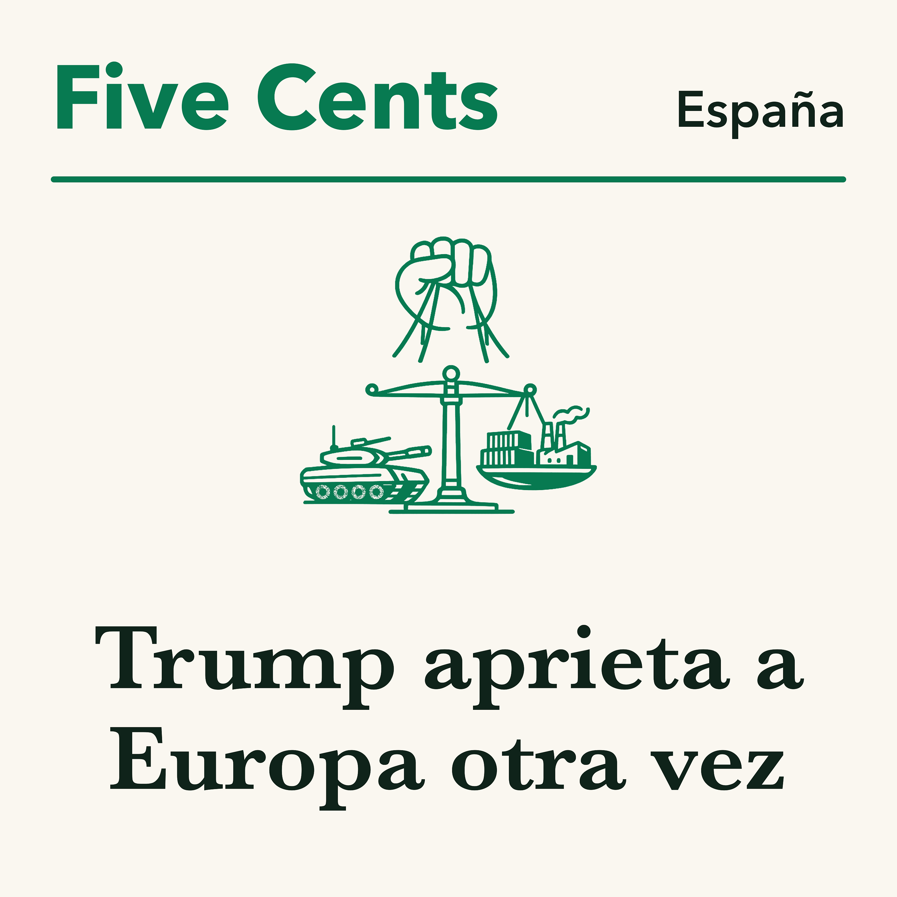 Portada de Five Cents España