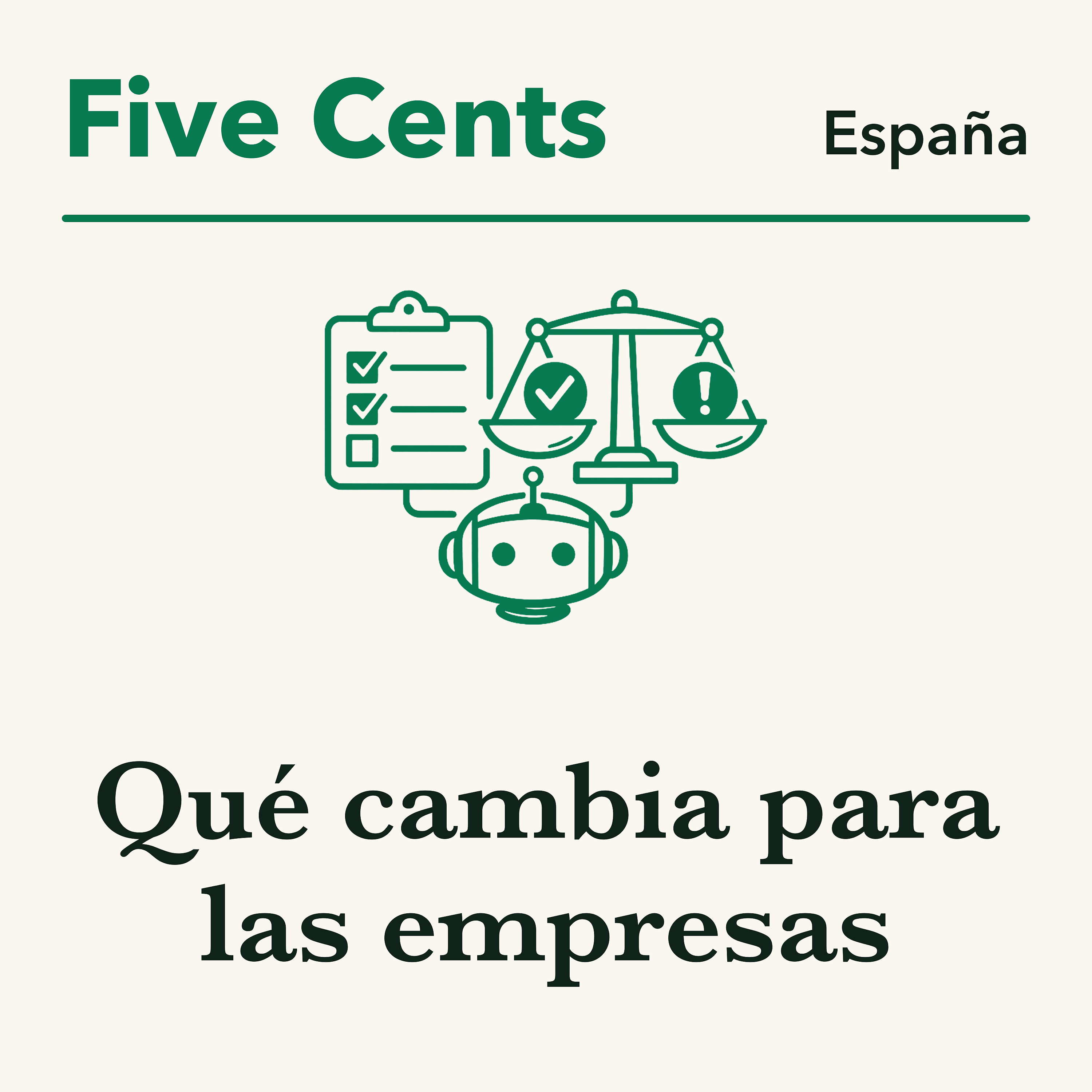 Portada de Five Cents España