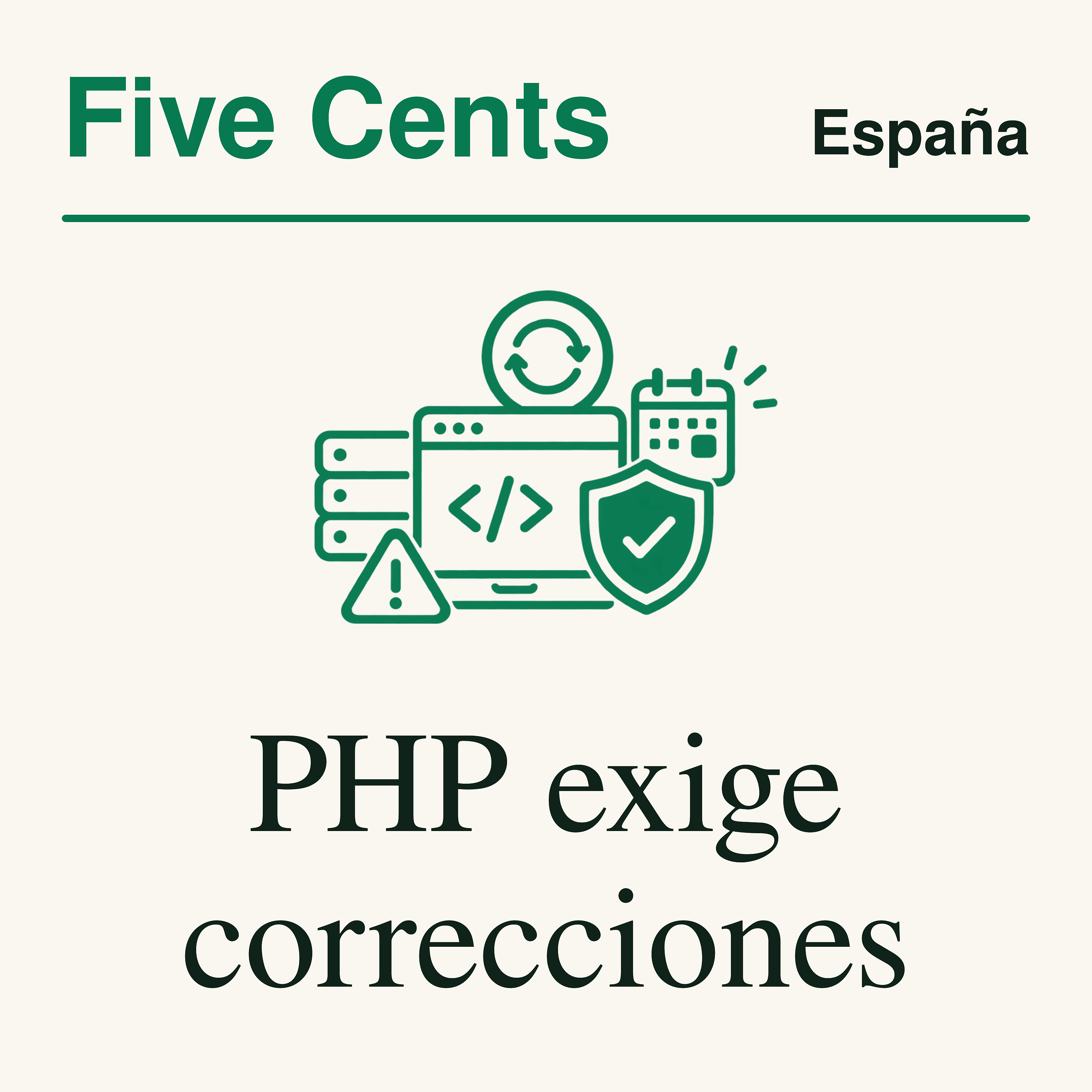 Portada de Five Cents España