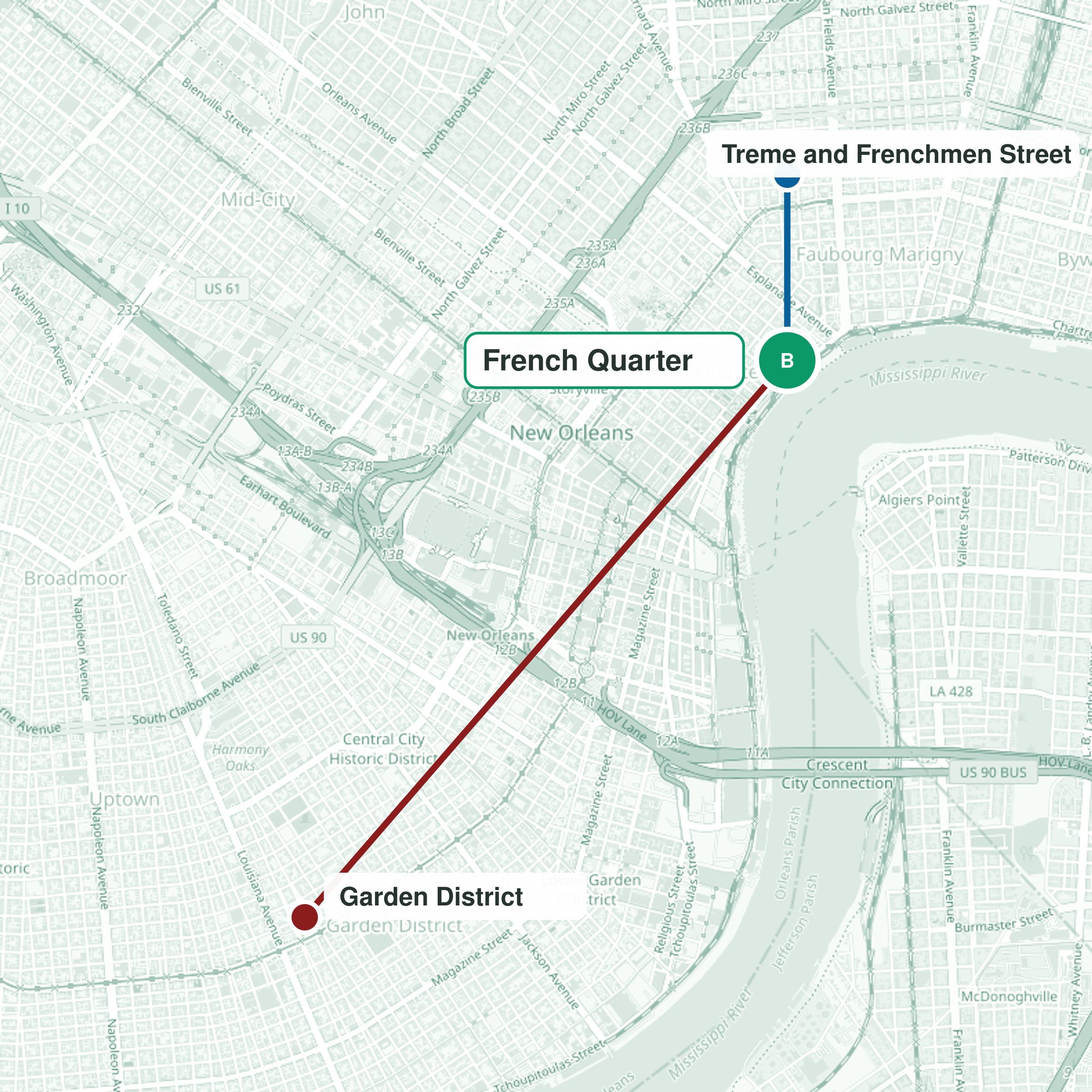 Travel route