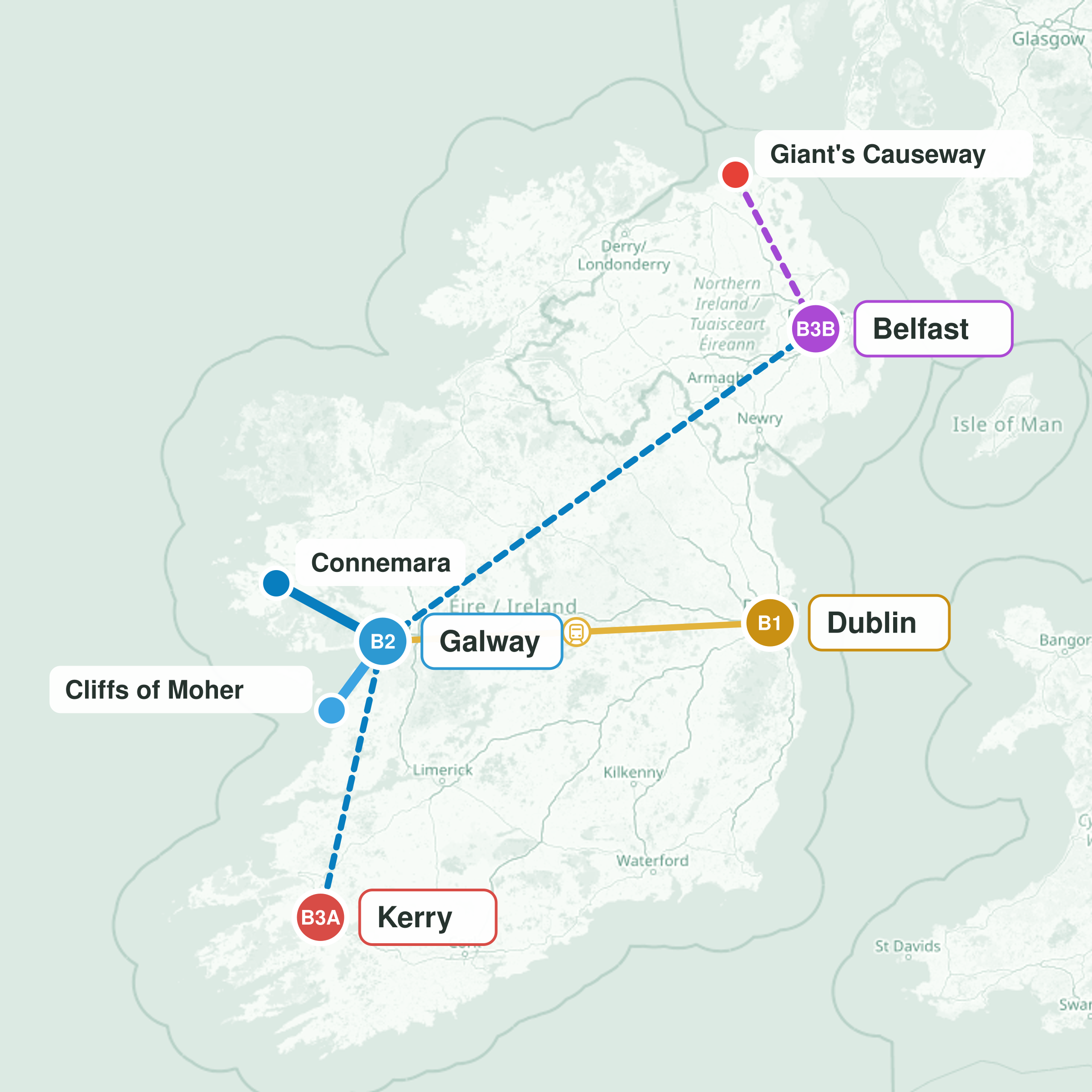 Travel route