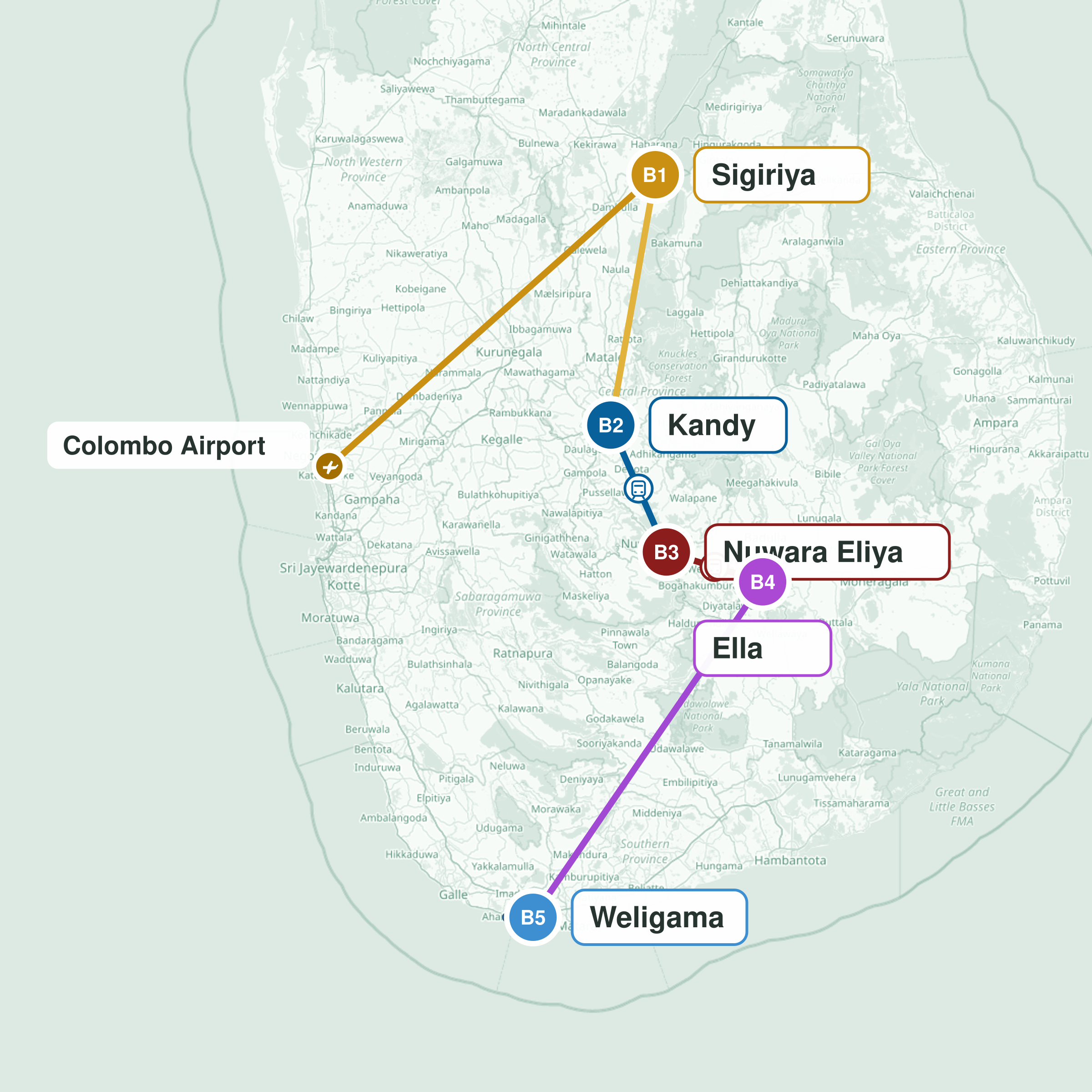 Travel route