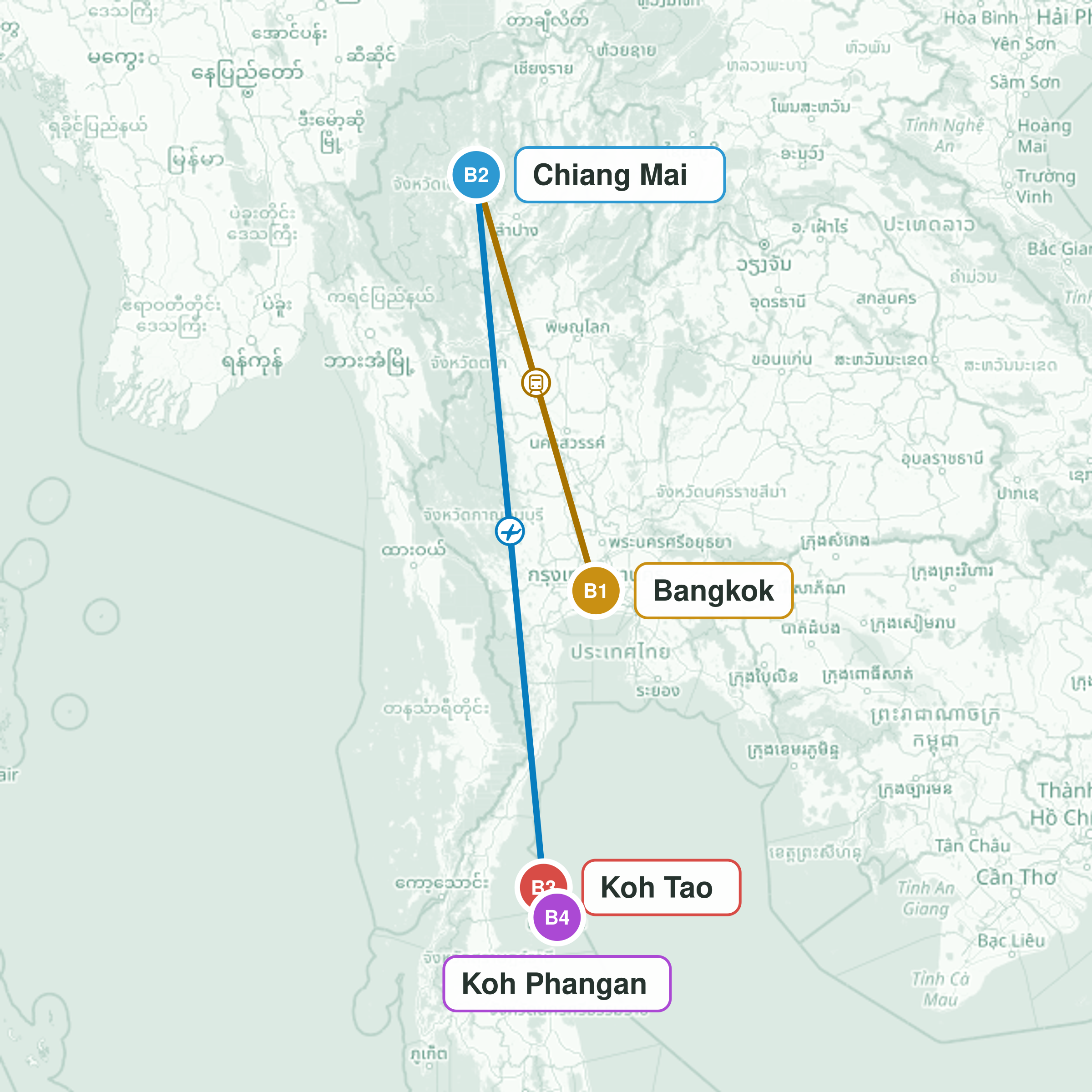 Travel route