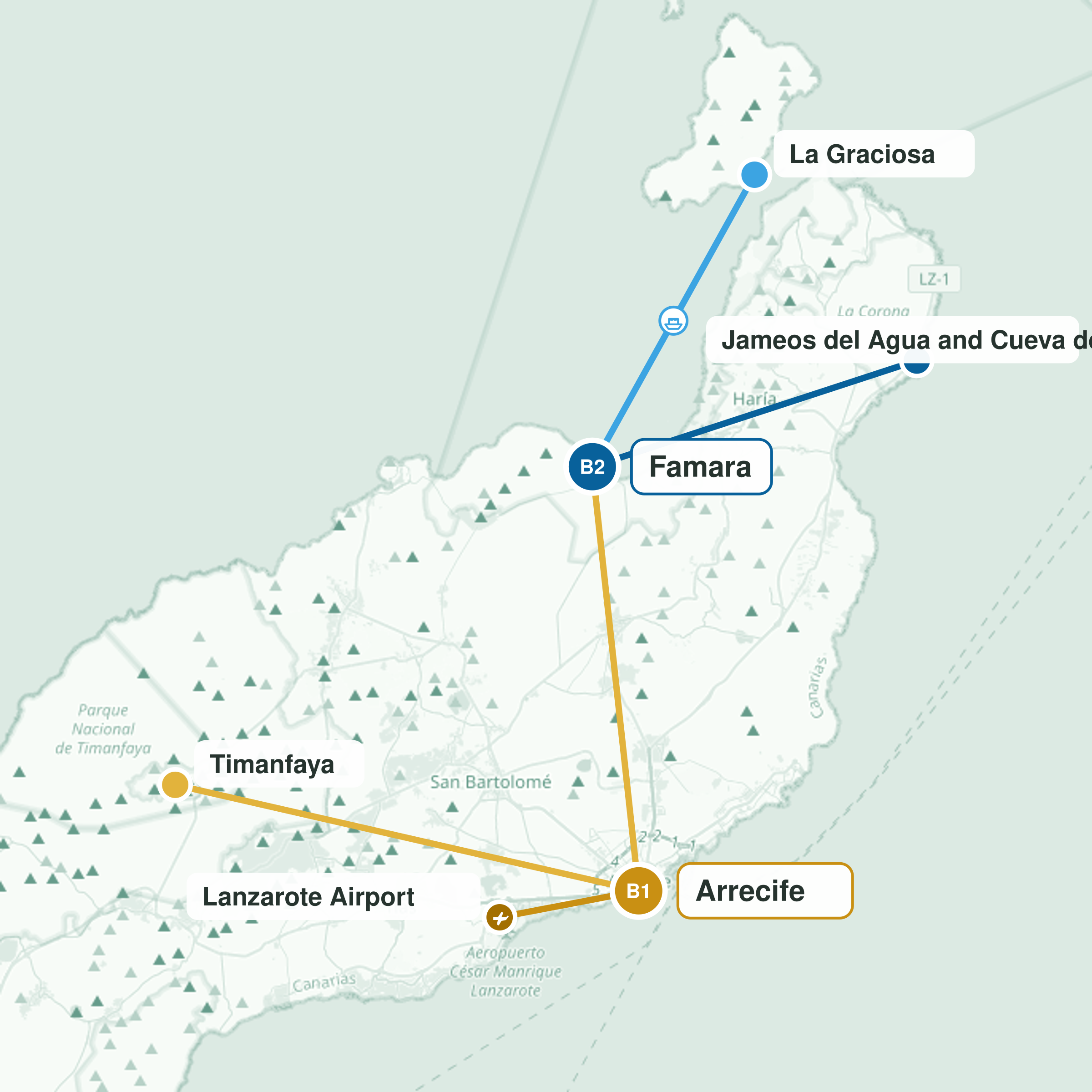 Travel route