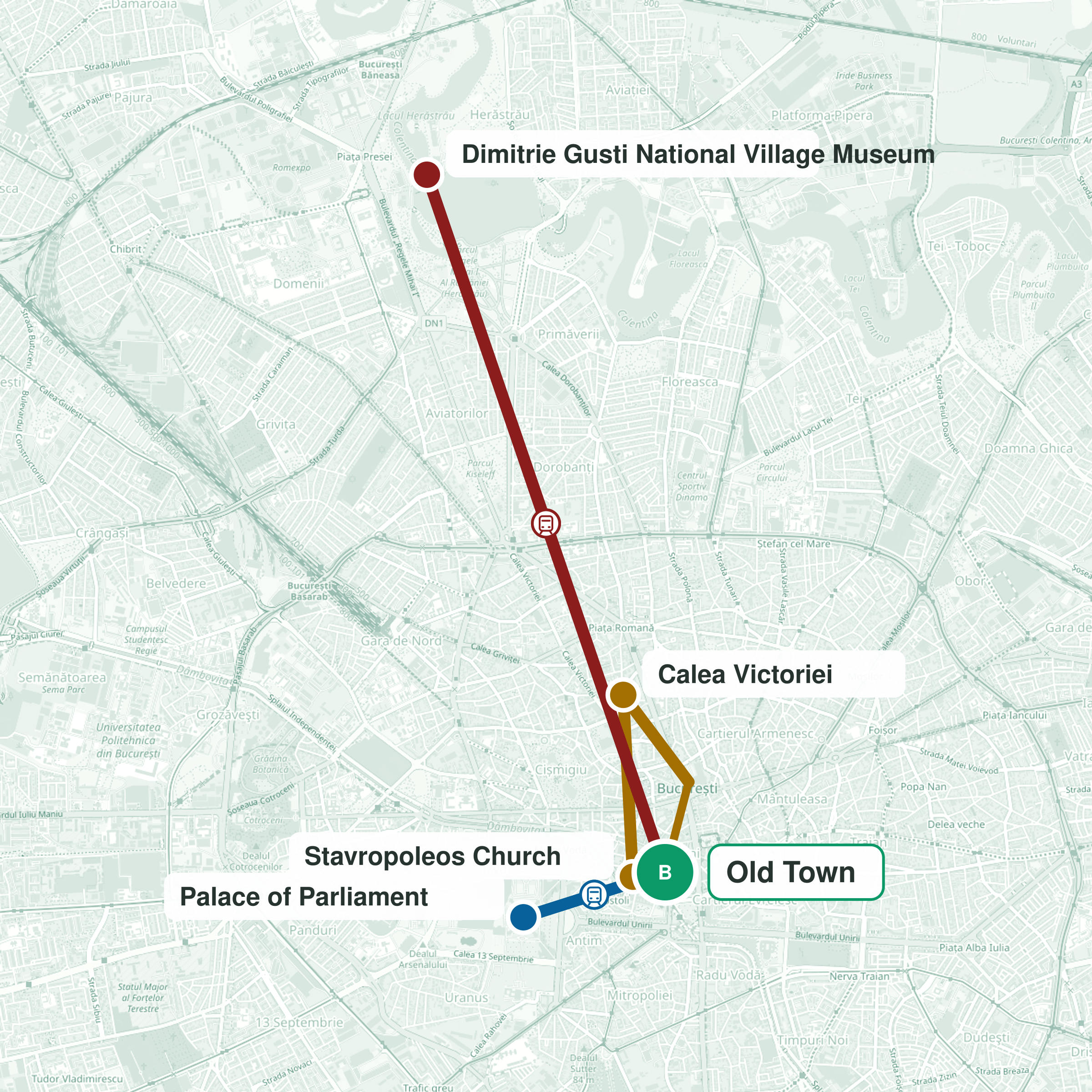 Travel route