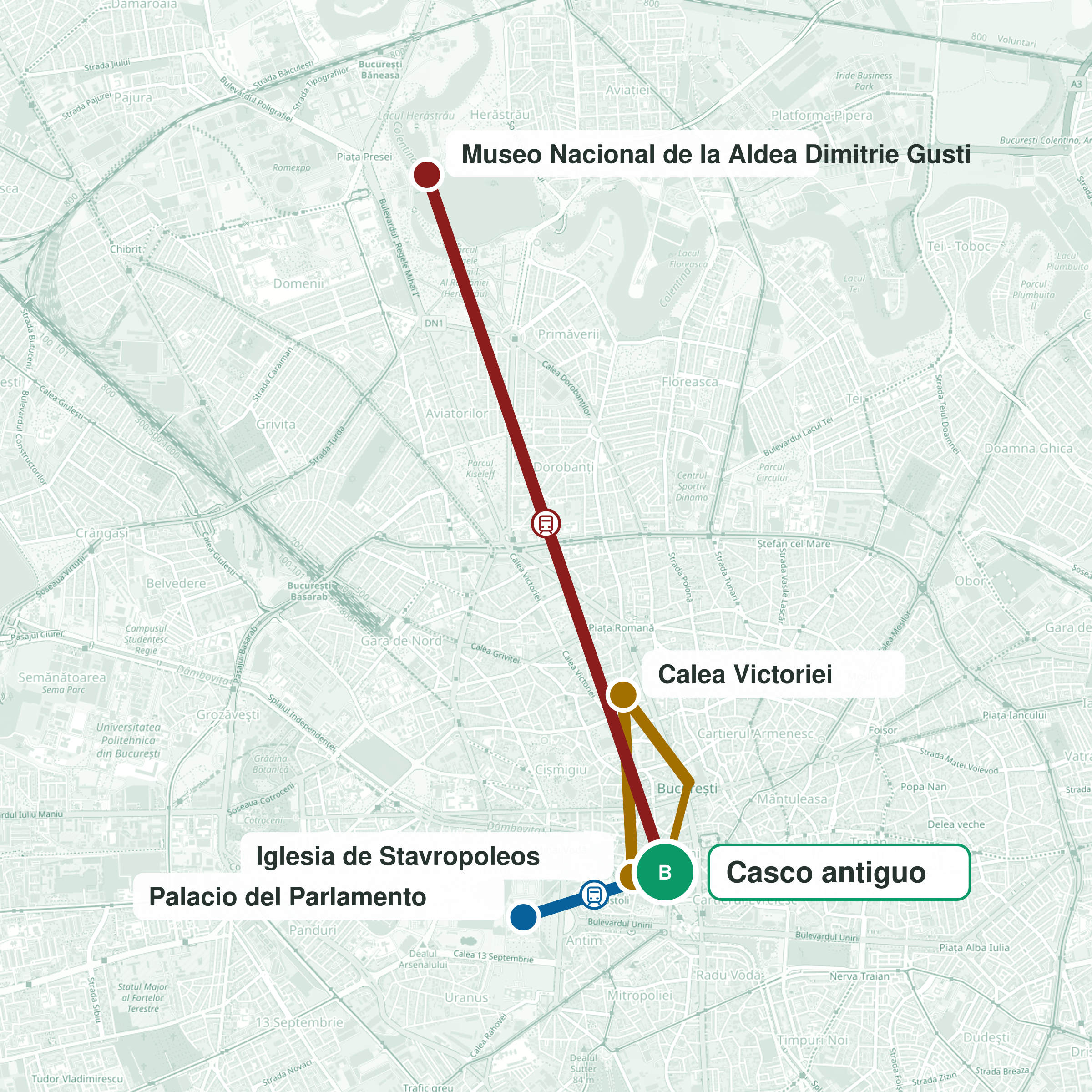 Ruta del viaje