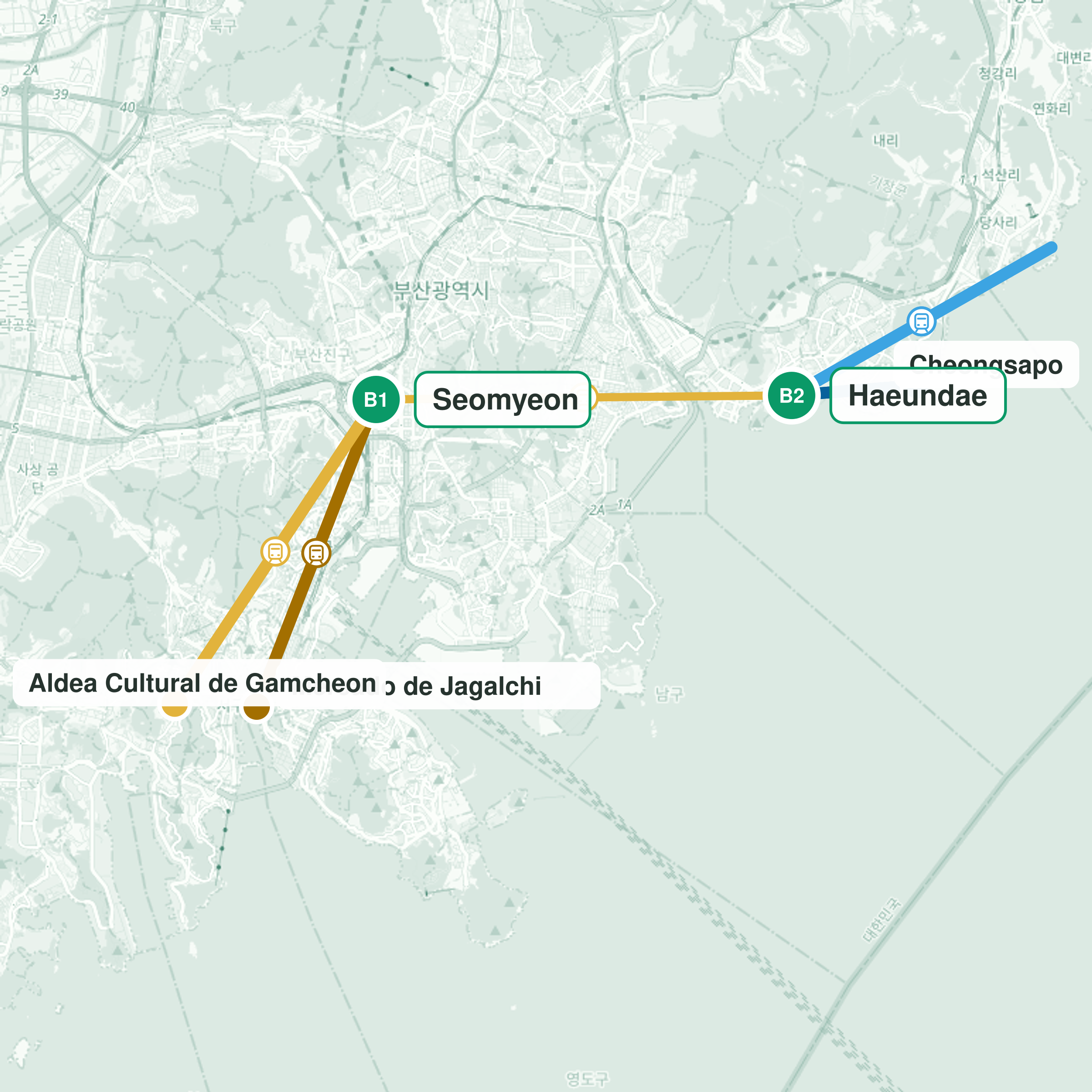 Ruta del viaje