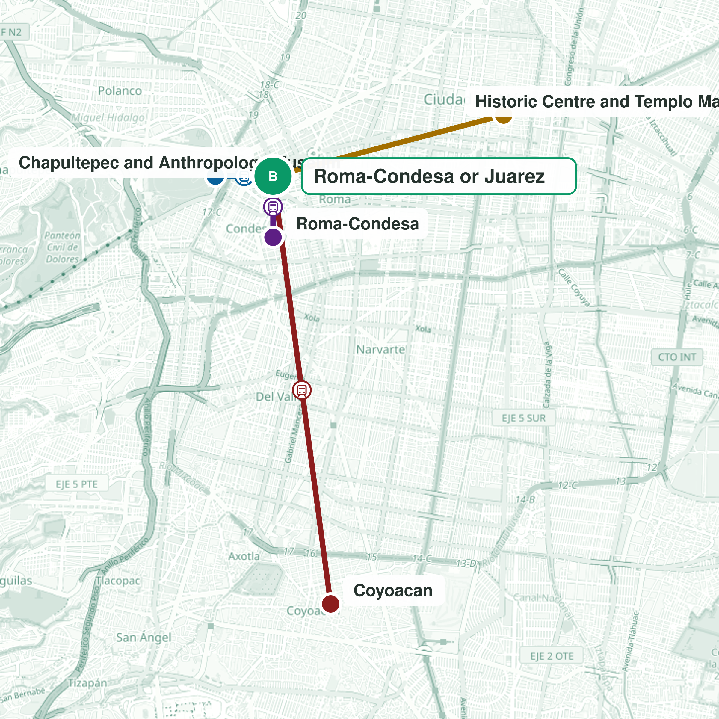 Travel route