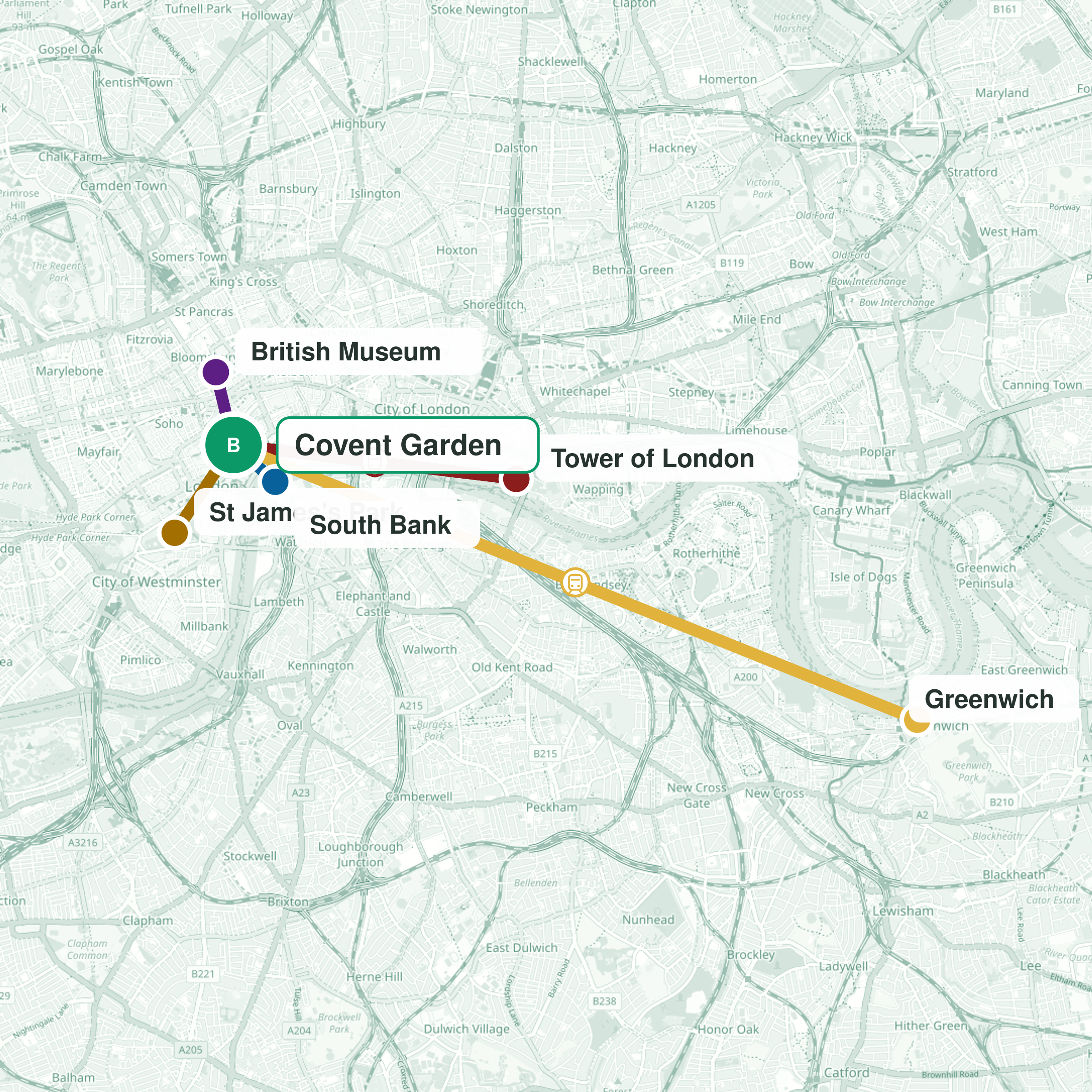 Travel route