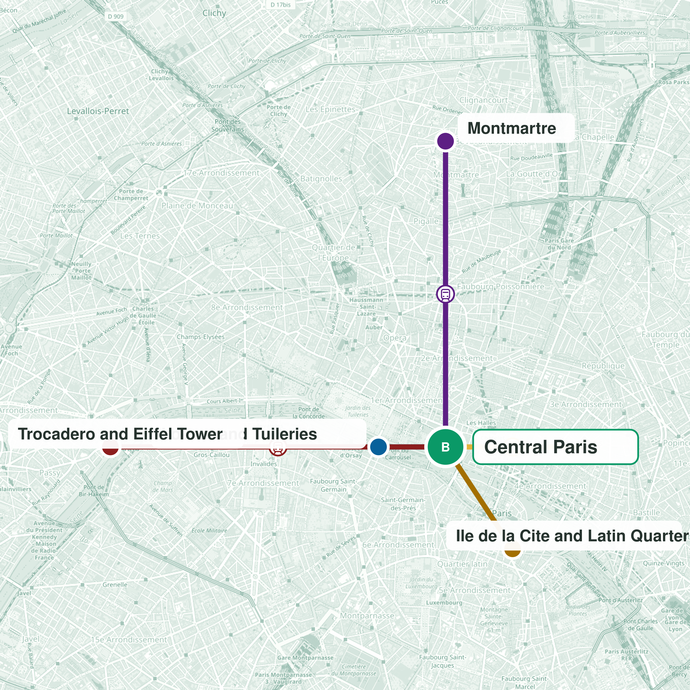 Travel route