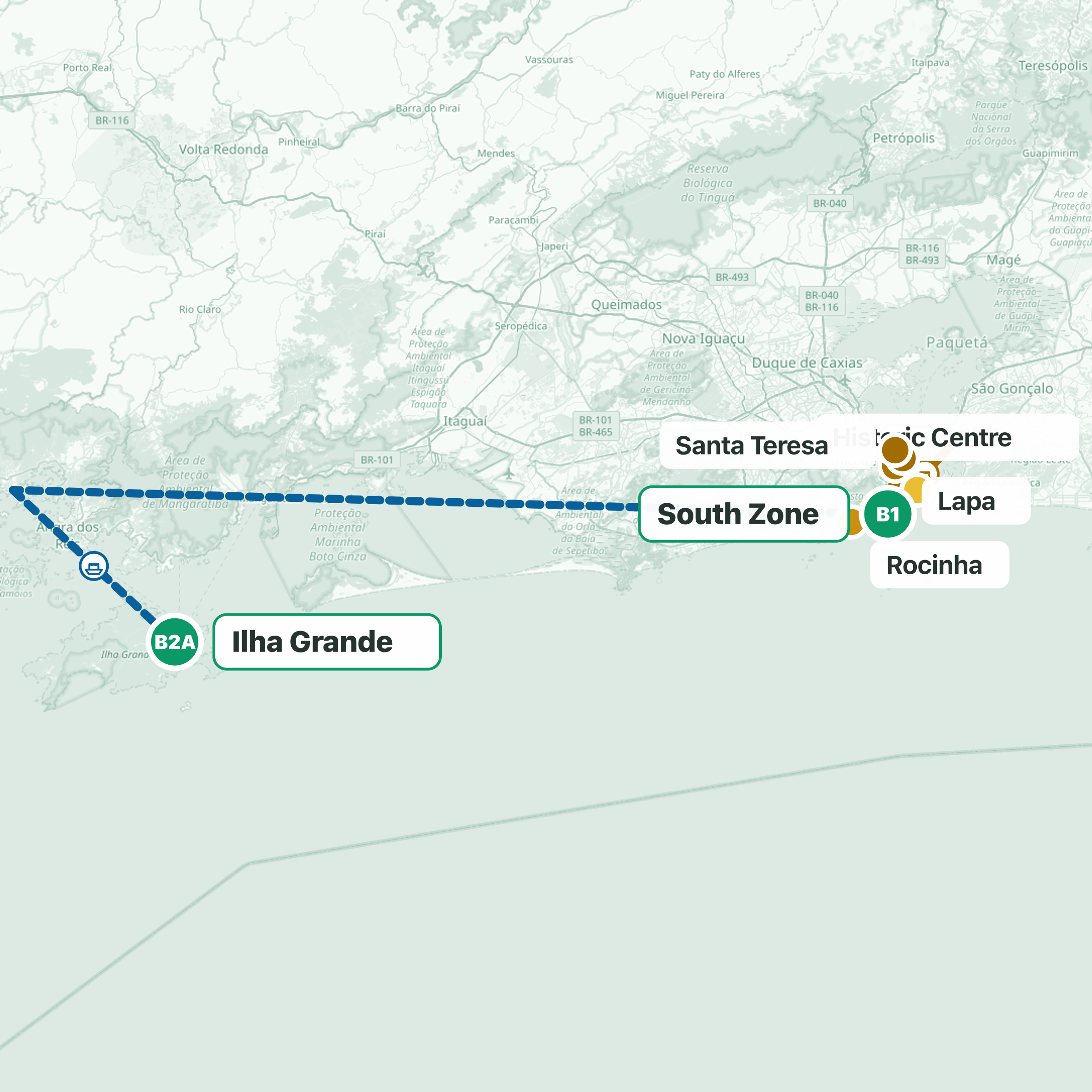 Travel route