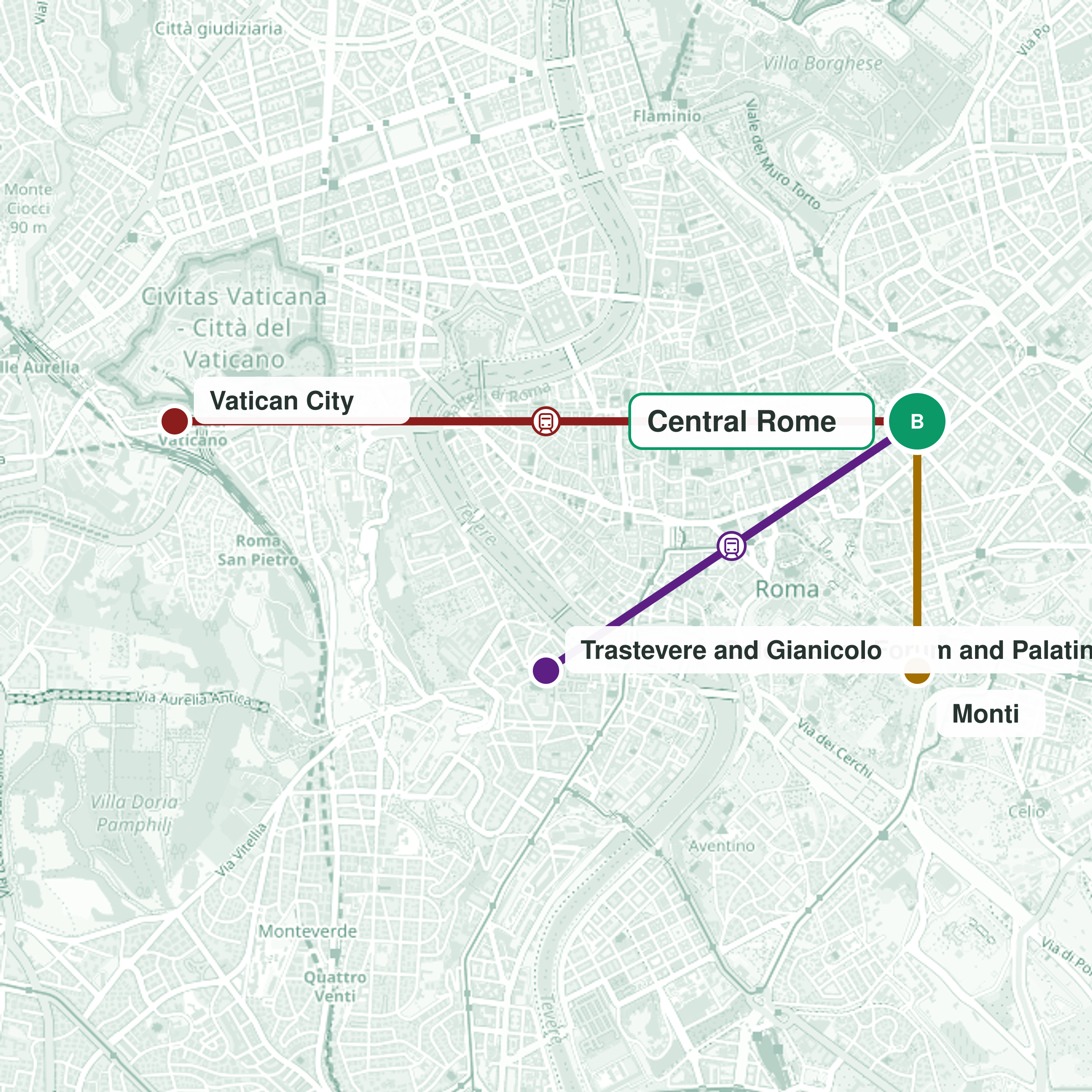 Travel route