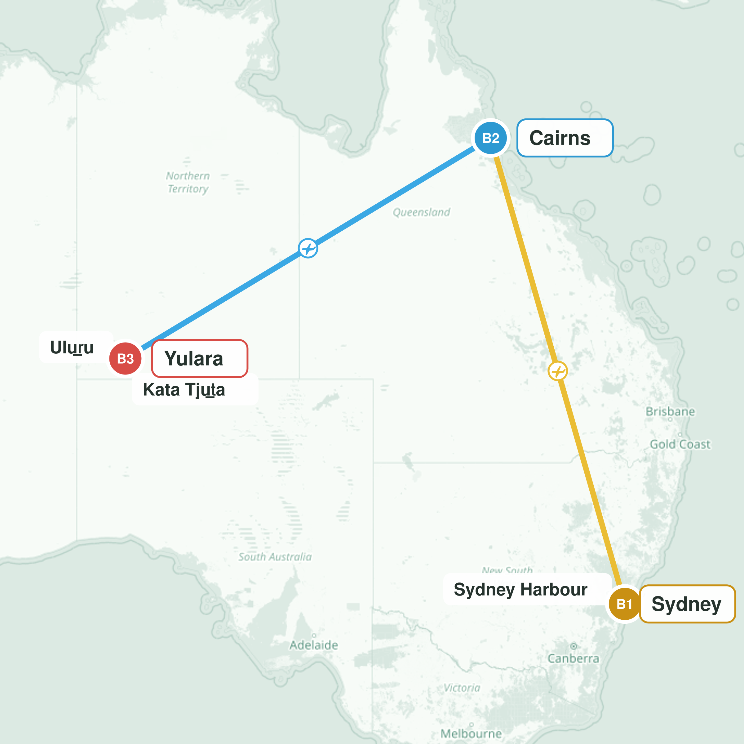 Travel route