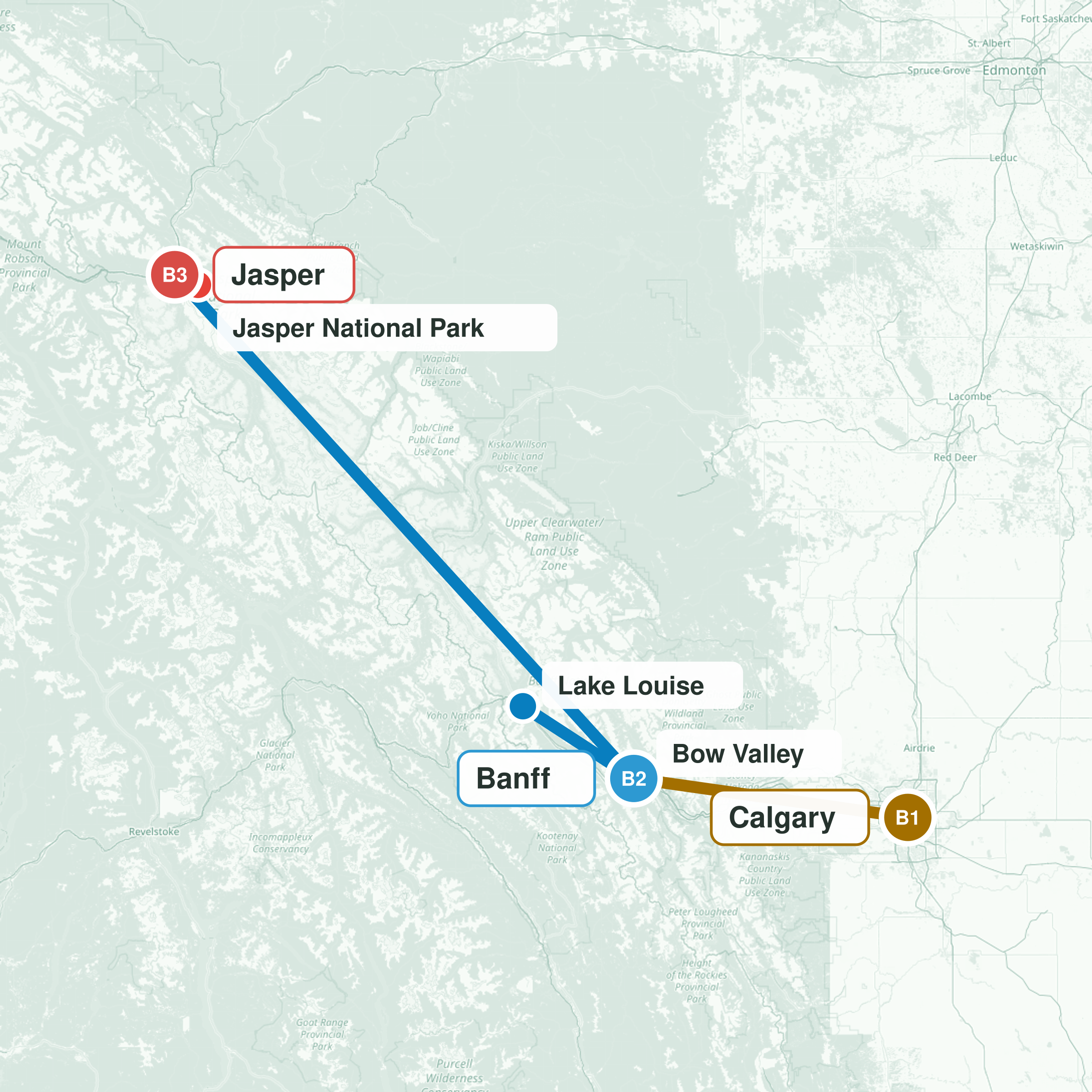 Travel route