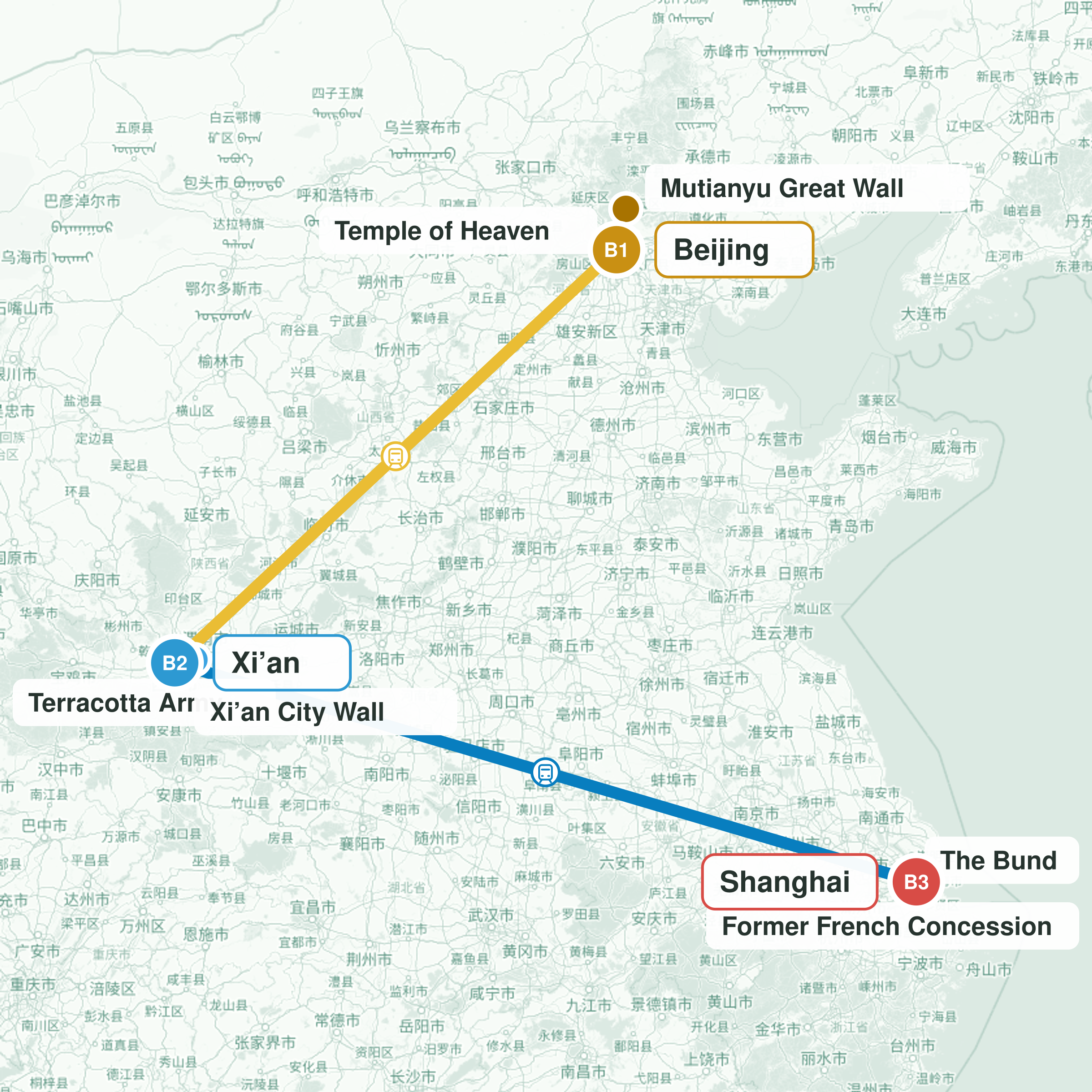 Travel route