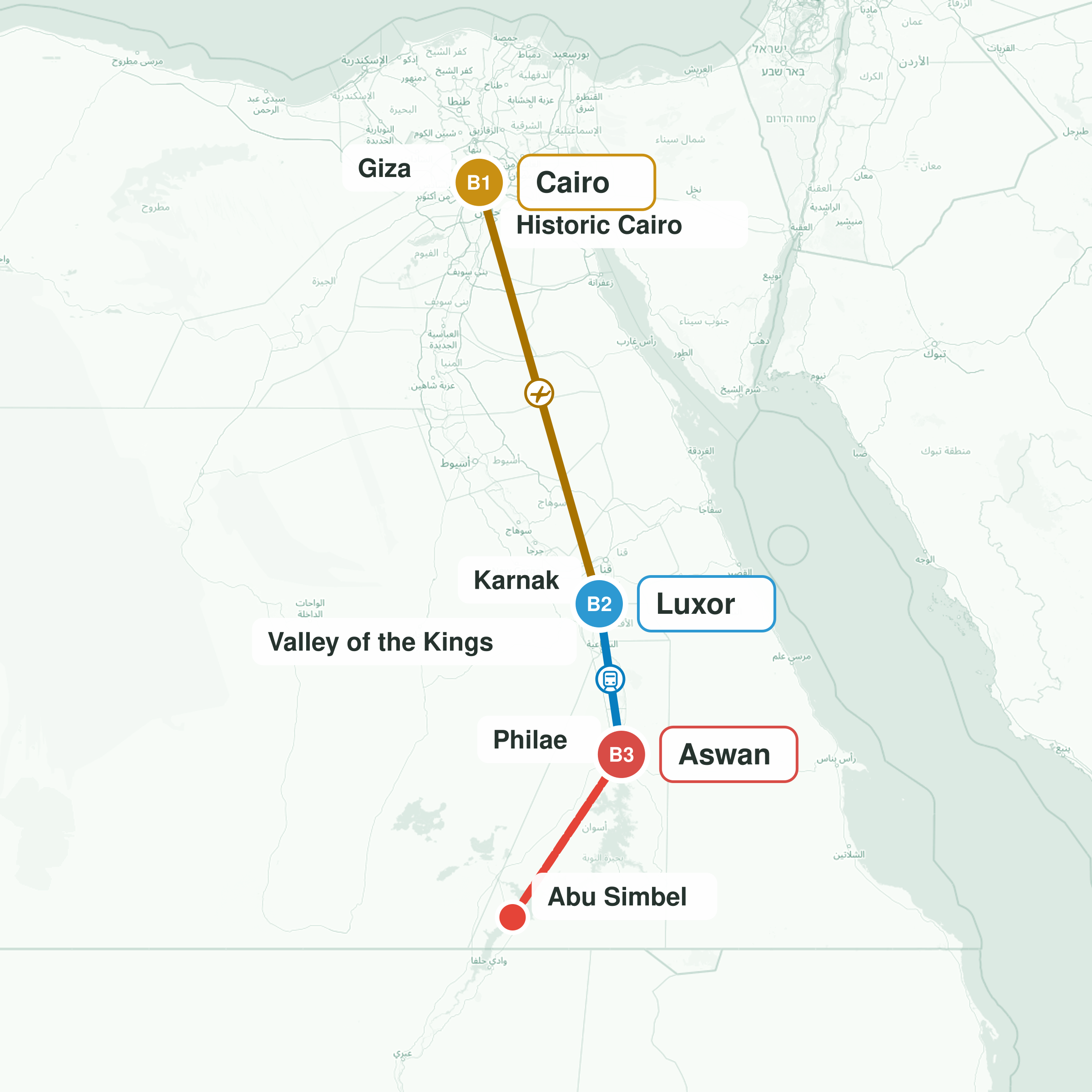 Travel route