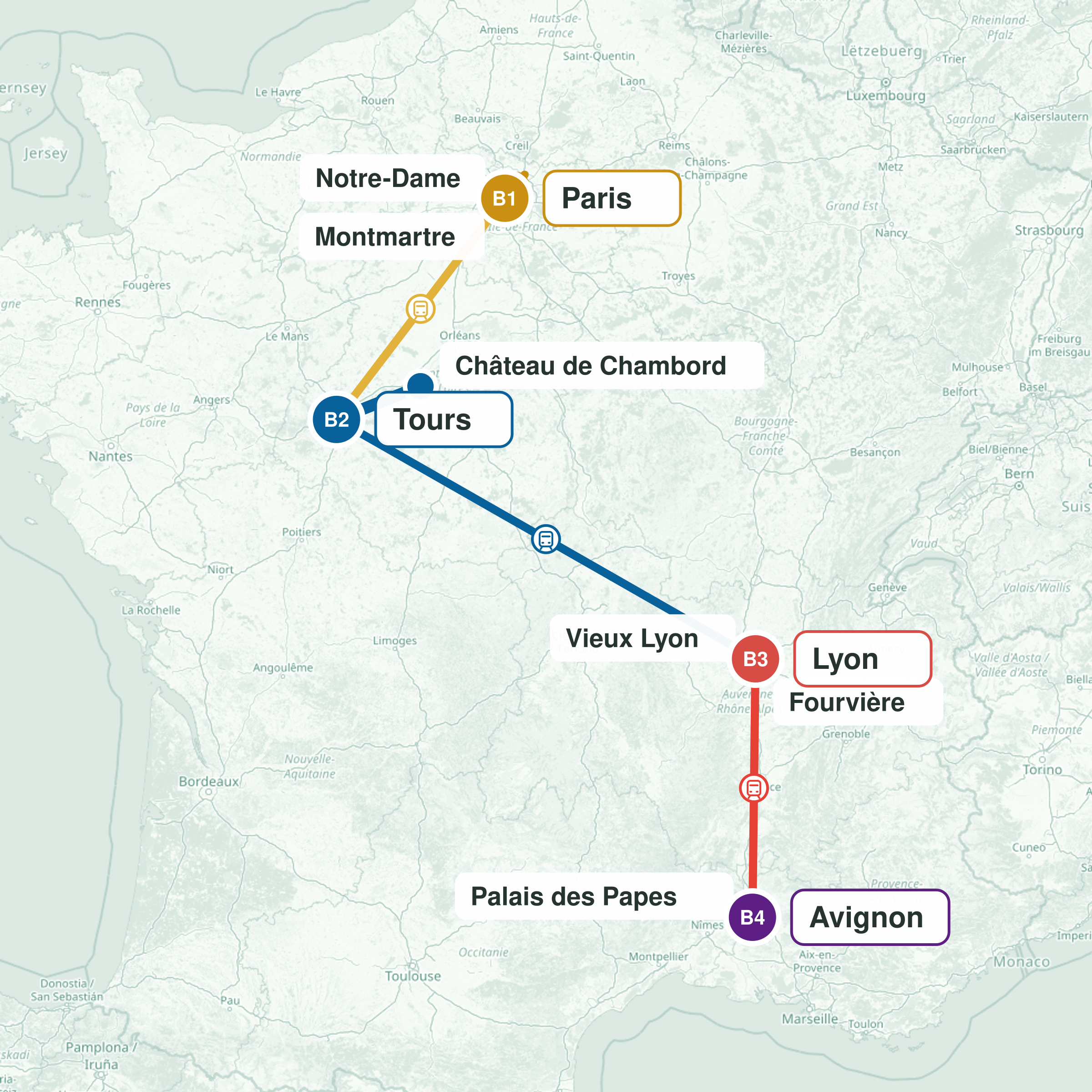 Travel route