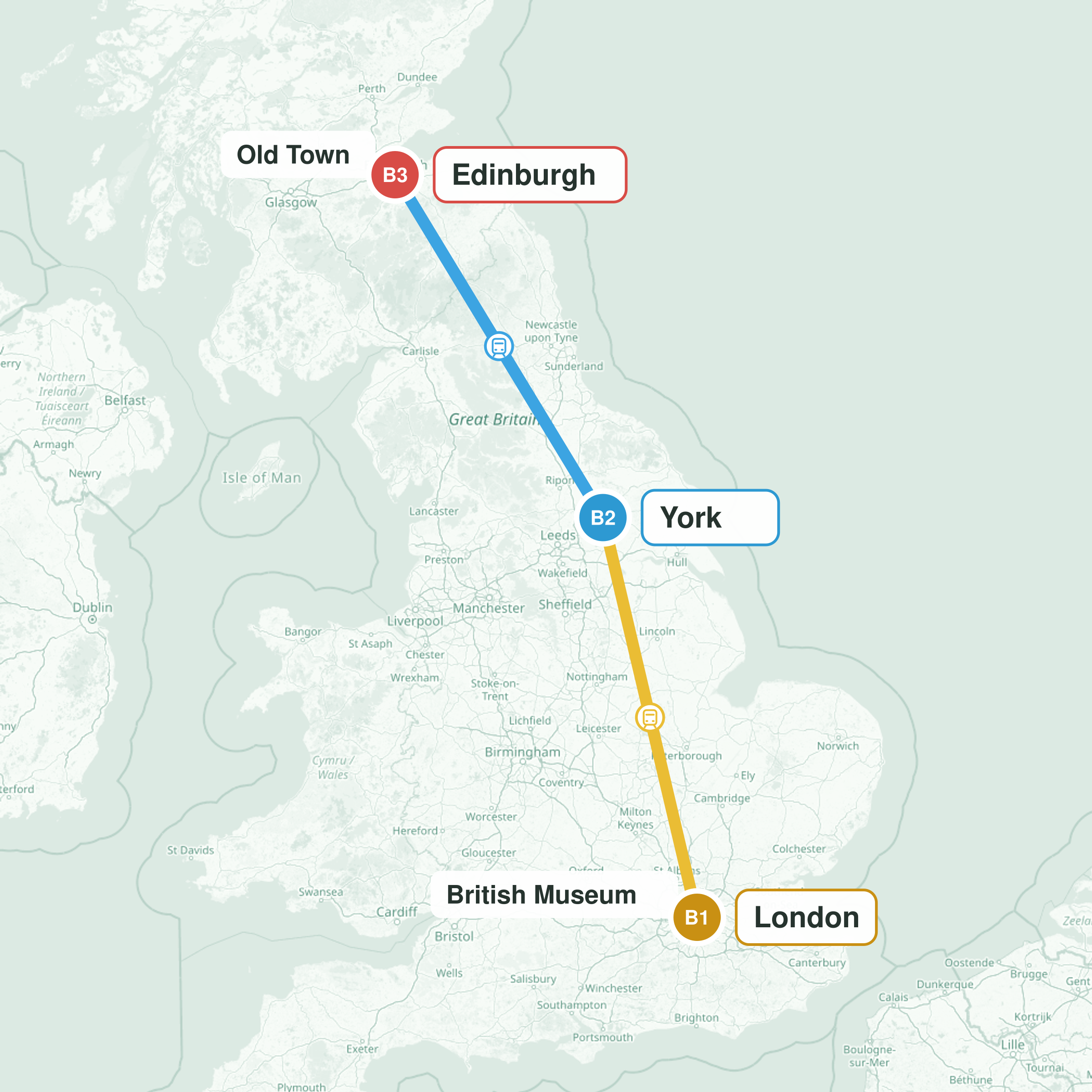 Travel route