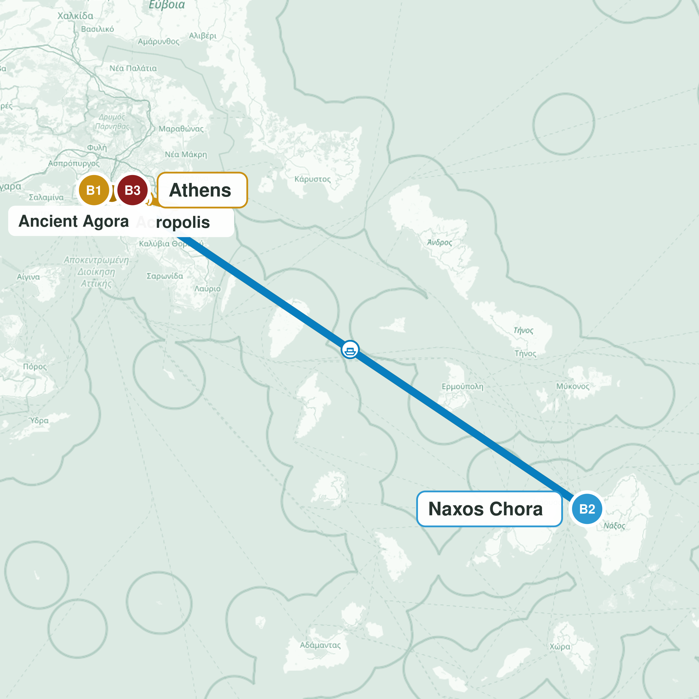 Travel route