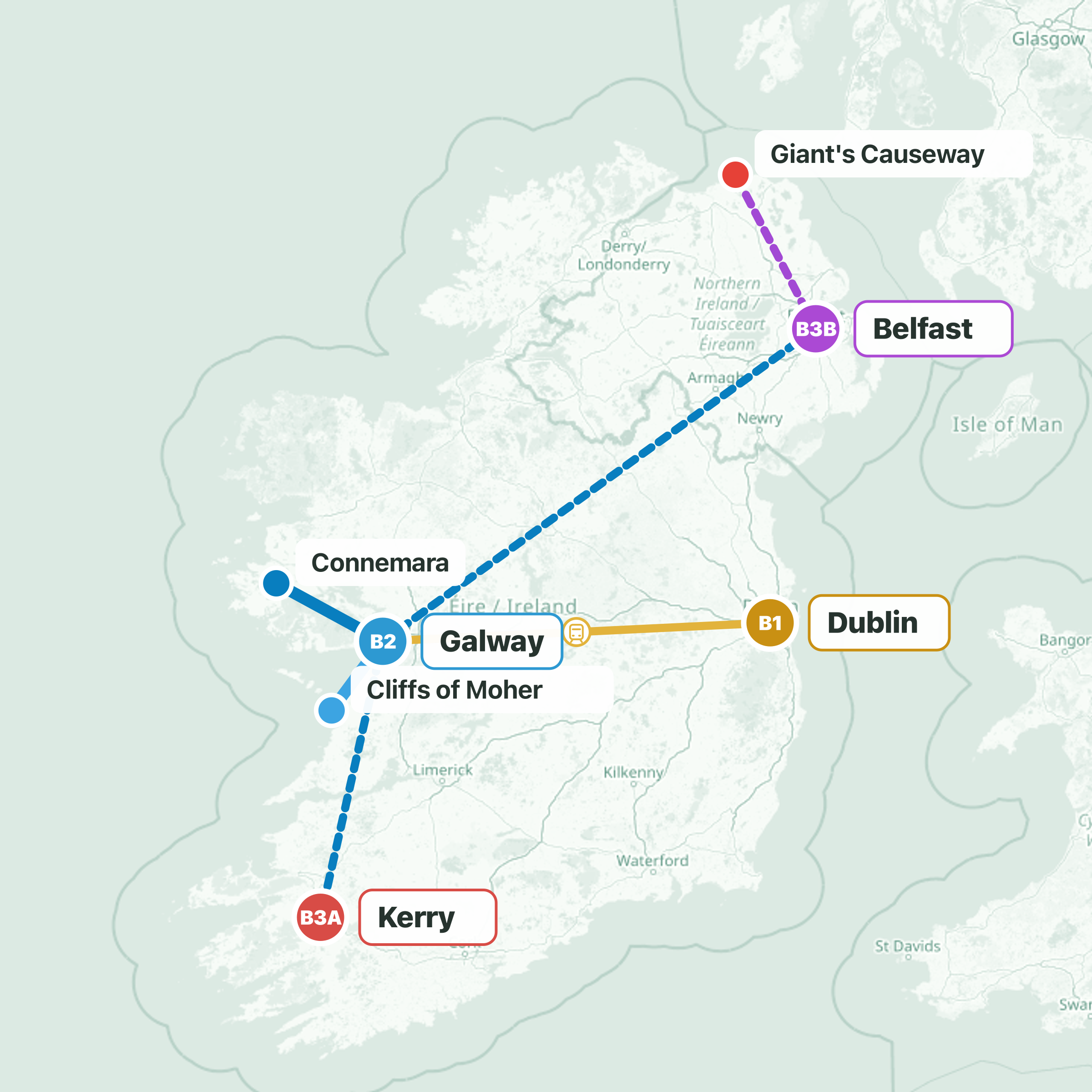 Travel route